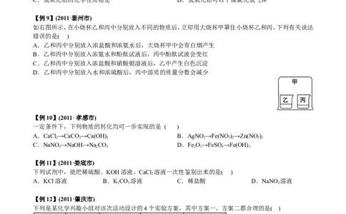 第7讲_初中化学_01.人教版初中化学_03.初中化学专项视频_[7975]2013年初三化学中考总复习15讲_第7讲常见的酸、碱、盐