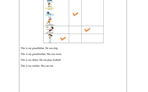 24Unit12PetercanjumphighLesson2_国家课_课后练习_26春四年级上下册人教版_四上英语合集人教版PEP英语四年级上册新教材（教学视频+课件+动画+音频+练习+教案）_17练习资料_《小学英语》