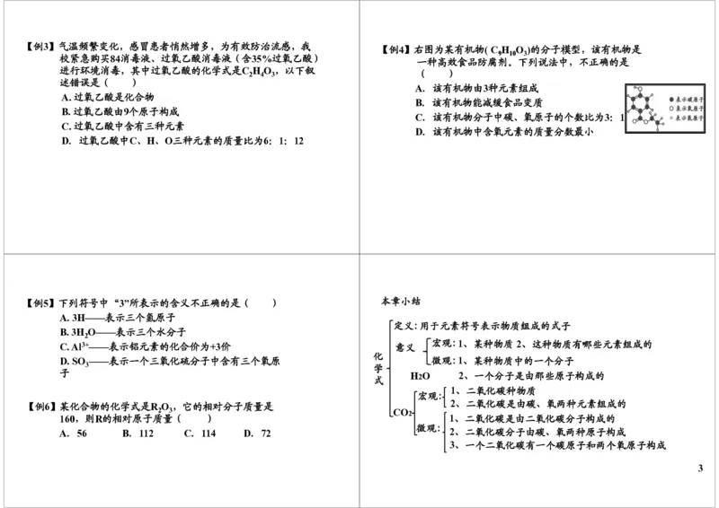物质构成的奥秘-常用的化学符号知识精讲（化学式的书写及基本计算）_初中化学_01.人教版初中化学_02.初中化学教学视频_2.初中化学--教学视频--带讲义
