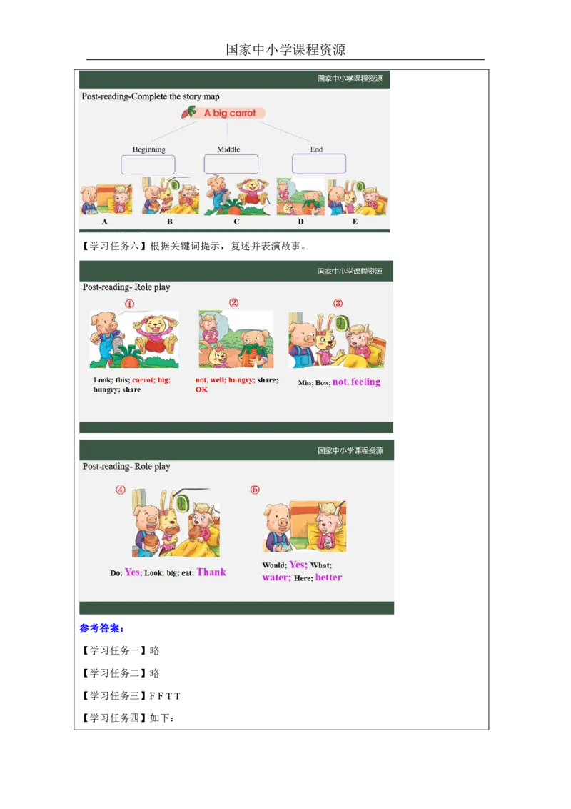 21Lesson7Whatwouldyoulike？(3)_国家课_学习任务单_26春四年级上下册人教版_四上英语合集人教版PEP英语四年级上册新教材（教学视频+课件+动画+音频+练习+教案）_17练习资料_《小学英语》