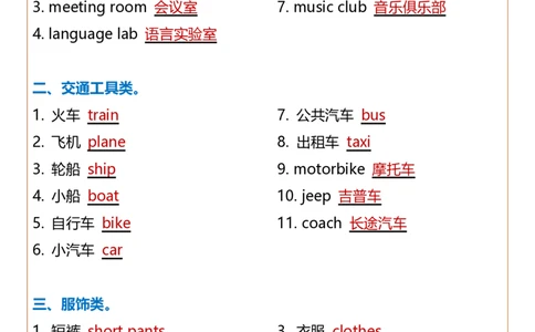 2025春新版五年级下册英语英汉互译专项训练_26春四年级上下册人教版_四上英语合集人教版PEP英语四年级上册新教材（教学视频+课件+动画+音频+练习+教案）_20知识点总结