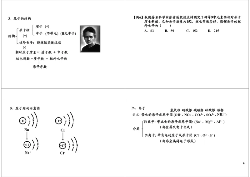 物质构成的奥秘-原子、离子知识精讲_初中化学_01.人教版初中化学_02.初中化学教学视频_2.初中化学--教学视频--带讲义_新初三化学年卡菁英班（全国人教版）