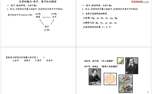 物质构成的奥秘-原子、离子知识精讲_初中化学_01.人教版初中化学_02.初中化学教学视频_2.初中化学--教学视频--带讲义_新初三化学年卡菁英班（全国人教版）