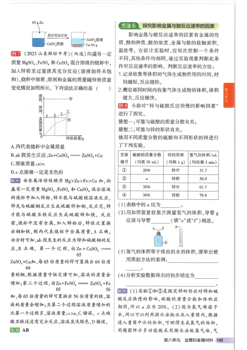 2025版53初中知识清单化学_初中全科《53初中知识清单》2025版