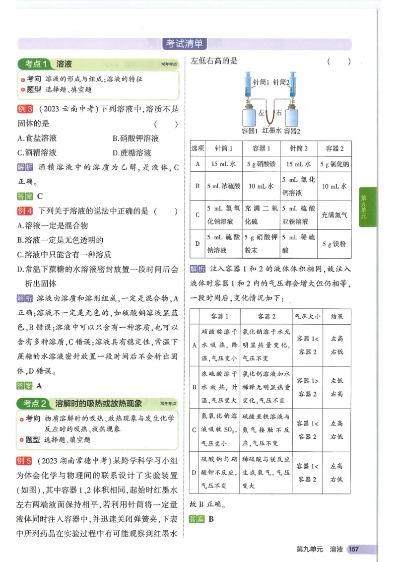2025版53初中知识清单化学_初中全科《53初中知识清单》2025版