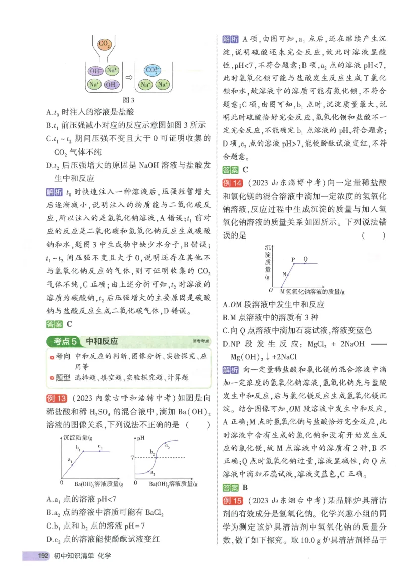 2025版53初中知识清单化学_初中全科《53初中知识清单》2025版
