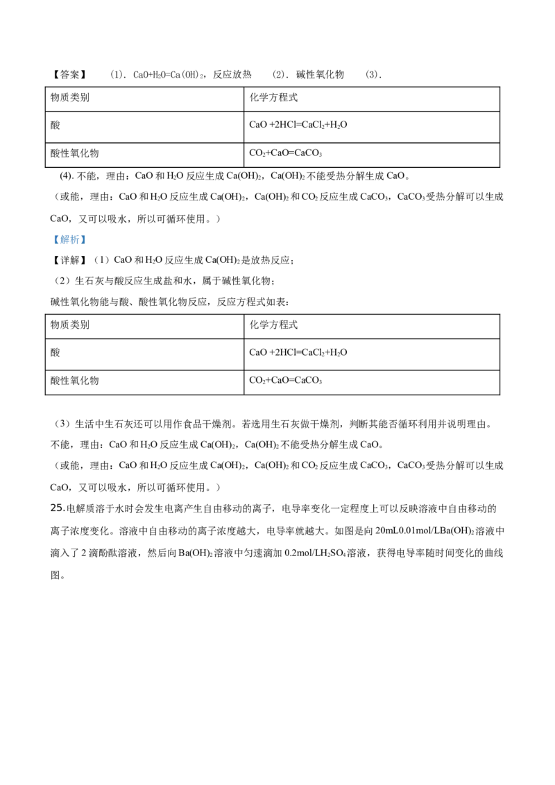 精品解析：北京市中国人民大学附属中学2019-2020学年高一上学期期中考试化学试题（解析版）_高化_2025春-人教版高中化学_01新版高中化学必修一_4.习题试卷_期中期末真题卷