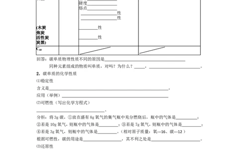 第六单元碳和碳的氧化物复习教学案_初中化学_01.人教版初中化学_01.初中化学课件PPT--教案--试题_初中化学全套_化学教案_化学：人教版九年级上册导学案（3套33份）