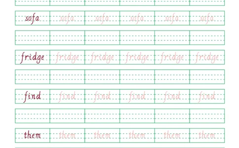 04.PEP小学英语四年级上册第四单元_26春四年级上下册人教版_四上英语合集人教版PEP英语四年级上册新教材（教学视频+课件+动画+音频+练习+教案）_17练习资料_《英语字帖》_3-6上册