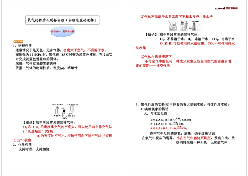 氧气的性质及制备实验（实验装置的选择）_初中化学_01.人教版初中化学_02.初中化学教学视频_2.初中化学--教学视频--带讲义_初三化学年卡55讲