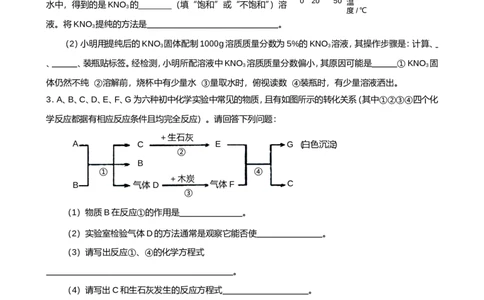 山西省农业大学附属中学2013届九年级下学期中考练兵化学试题_初中化学_01.人教版初中化学_01.初中化学课件PPT--教案--试题_初中化学全套_化学试题