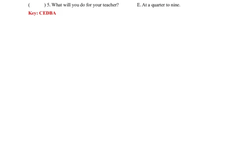 期末易错题分类汇编情景交际六年级下册（答案版）_专项练习