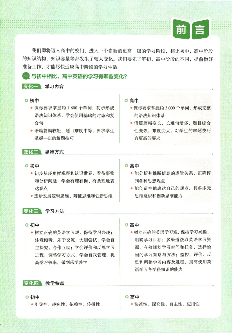 2025版《一本预备新高一》英语_一本预备新高一语数英物化生25年