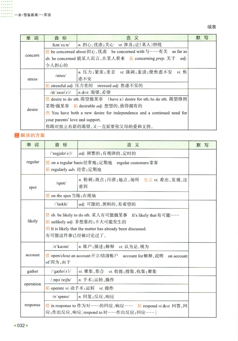 2025版《一本预备新高一》英语_一本预备新高一语数英物化生25年