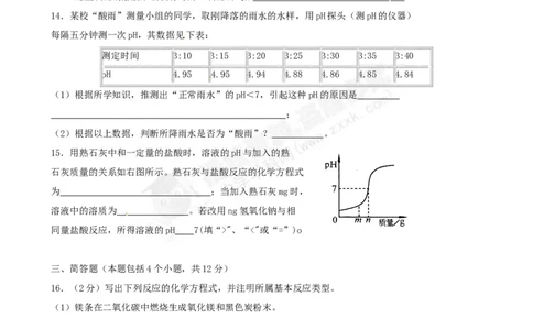 （人教版）九年级下册：第10单元综合技能过关训练_初中化学_01.人教版初中化学_01.初中化学课件PPT--教案--试题_初中化学18年试卷_人教版九年级化学下册2018