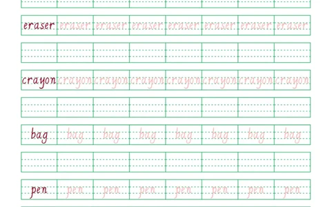 01.PEP小学英语三年级上册第一单元单词字帖_26春四年级上下册人教版_四上英语合集人教版PEP英语四年级上册新教材（教学视频+课件+动画+音频+练习+教案）_17练习资料_《英语字帖》