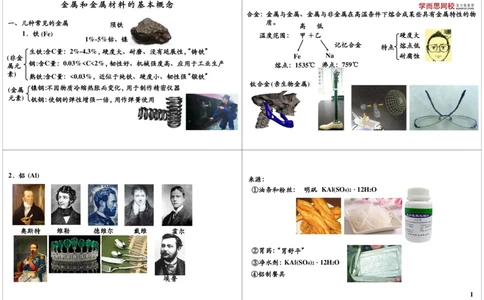金属和金属材料的基本概念_初中化学_01.人教版初中化学_02.初中化学教学视频_2.初中化学--教学视频--带讲义_新初三化学年卡菁英班（全国人教版）