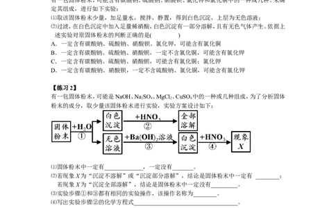 酸碱盐应用之混合物成分判定_初中化学_01.人教版初中化学_03.初中化学专项视频_[5459]2012中考化学专题：元素化合物之酸碱盐_第2讲酸碱盐应用之混合物成分判定
