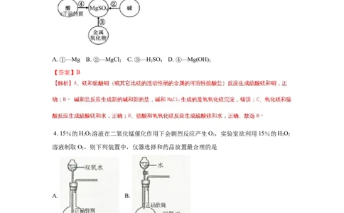 浙江舟山市2018年中考化学试题（word版含解析）_初中化学_01.人教版初中化学_06.初中化学中考真题