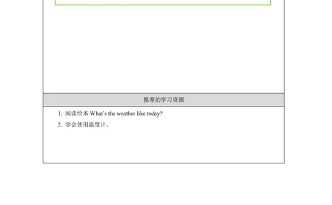 10Unit5ItwillbesunnyandcooltomorrowLesson2_国家课_学习任务单_26春四年级上下册人教版_四上英语合集人教版PEP英语四年级上册新教材（教学视频+课件+动画+音频+练习+教案）_17练习资料