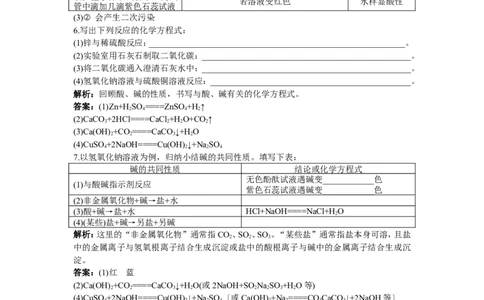 同步测控优化训练（课题2　酸和碱之间会发生什么反应）_初中化学_01.人教版初中化学_01.初中化学课件PPT--教案--试题_初中化学18年试卷_人教版九年级化学下册2018