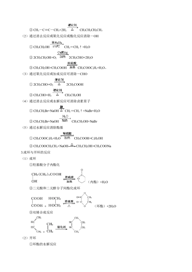 第三章烃的衍生物（单元知识清单）-（人教版2019选择性必修3）_高化_595801221724高中化学新人教版选择性必修一二三电子版教案PPT课件高中试卷_选择性必修3册（人教版）_知识清单