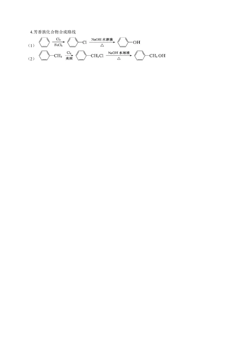 第三章烃的衍生物（单元知识清单）-（人教版2019选择性必修3）_高化_595801221724高中化学新人教版选择性必修一二三电子版教案PPT课件高中试卷_选择性必修3册（人教版）_知识清单