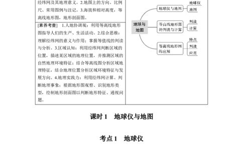 2023年高考地理一轮复习（全国版）必修1第1章课时1　地球仪与地图_9.2025地理总复习_赠品通用版（老高考）复习资料_一轮复习_2023年高考地理一轮复习讲义+课件（全国版）