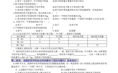 课题1原子的构成_初中化学_01.人教版初中化学_01.初中化学课件PPT--教案--试题_初中化学18年试卷_人教版九年级化学上册2018_九年化学（人教版上册）练习册人(全单元期中期末)