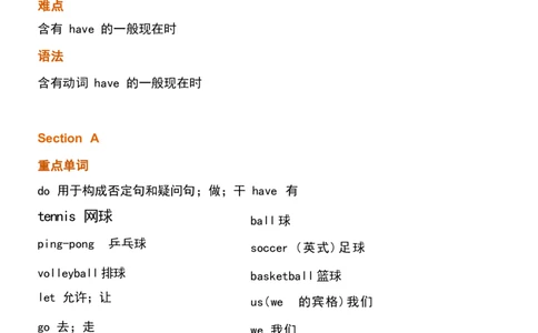 1_24秋《初中各科知识点梳理》_初中英语《知识梳理》7-9年级上下册_重点知识_人教版初中英语_上册_七上_Unit5