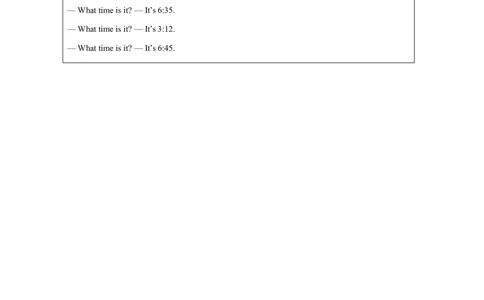 13Unit7Whattimedoyougetup？Lesson1_国家课_课后练习_26春四年级上下册人教版_四上英语合集人教版PEP英语四年级上册新教材（教学视频+课件+动画+音频+练习+教案）_17练习资料