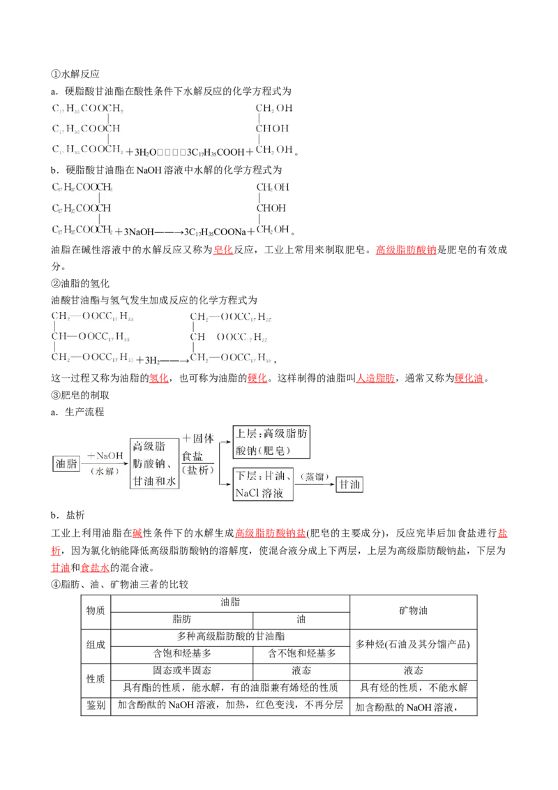 第三章烃的衍生物速记清单-（人教版2019选择性必修3）（教师版）_高化_595801221724高中化学新人教版选择性必修一二三电子版教案PPT课件高中试卷_选择性必修3册（人教版）_知识清单