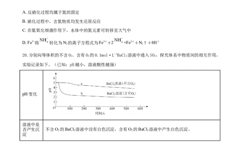 精品解析：北京市西城区2019-2020学年高一下学期期末考试化学试题（原卷版）_高化_2025春-人教版高中化学_02新版高中化学必修二_5.试卷习题_期中期末真题