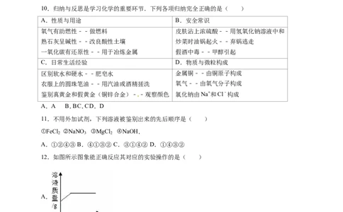 甘肃省天水市2016年中考化学试题（word版，含解析）_初中化学_01.人教版初中化学_01.初中化学课件PPT--教案--试题_初中化学18年试卷_人教版九年级化学下册2018_932