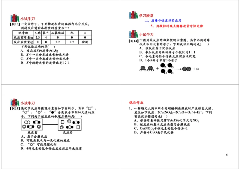 质量守恒定律-讲义_初中化学_01.人教版初中化学_02.初中化学教学视频_2.初中化学--教学视频--带讲义_初三化学年卡55讲_[9998]初三上学期化学拓展提高（秋季）15江成