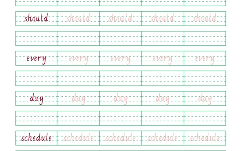 02.PEP小学英语五年级上册第二单元_26春四年级上下册人教版_四上英语合集人教版PEP英语四年级上册新教材（教学视频+课件+动画+音频+练习+教案）_17练习资料_《英语字帖》_3-6上册