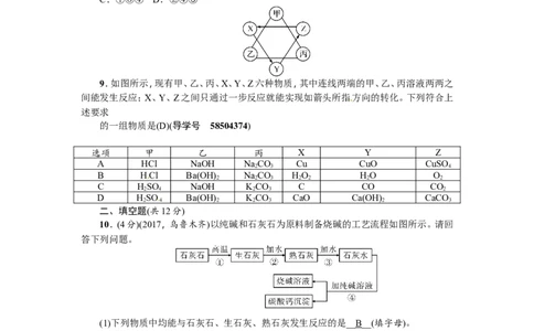 第20讲生活中常见的盐_初中化学_01.人教版初中化学_07.初中化学中考总复习_2018年（聚焦新中考）人教版_2018年（聚焦新中考）人教版考点跟踪突破全套（22份打包）