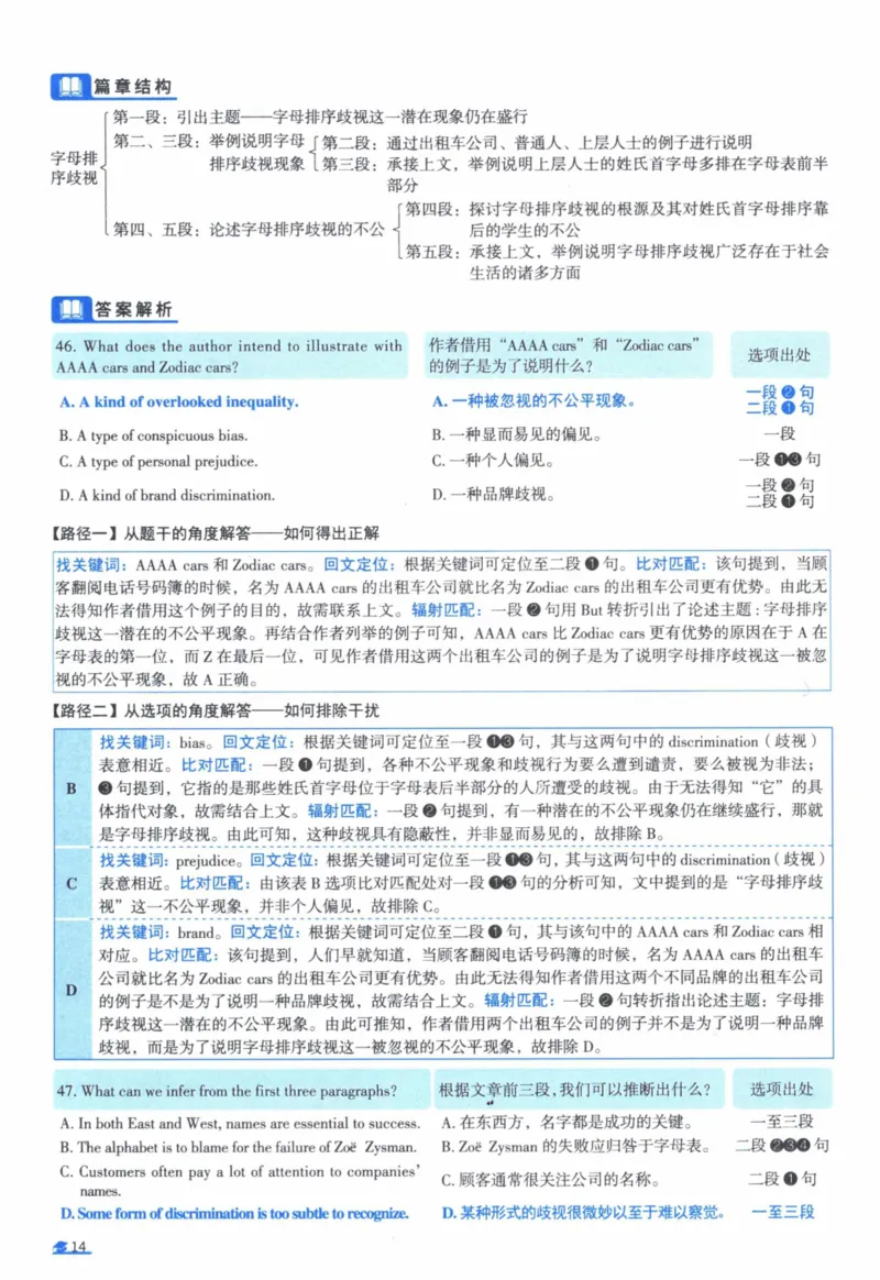2004年真题逐题细解_41考研英语一二历年真题解析_英语一_解析册+逐词逐句册