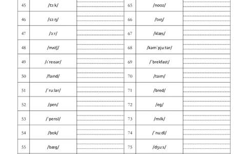 2025春新版三下人教pep英语单词默写练习（音标默写）-Unit1-6_26春四年级上下册人教版_四上英语合集人教版PEP英语四年级上册新教材（教学视频+课件+动画+音频+练习+教案）_17练习资料