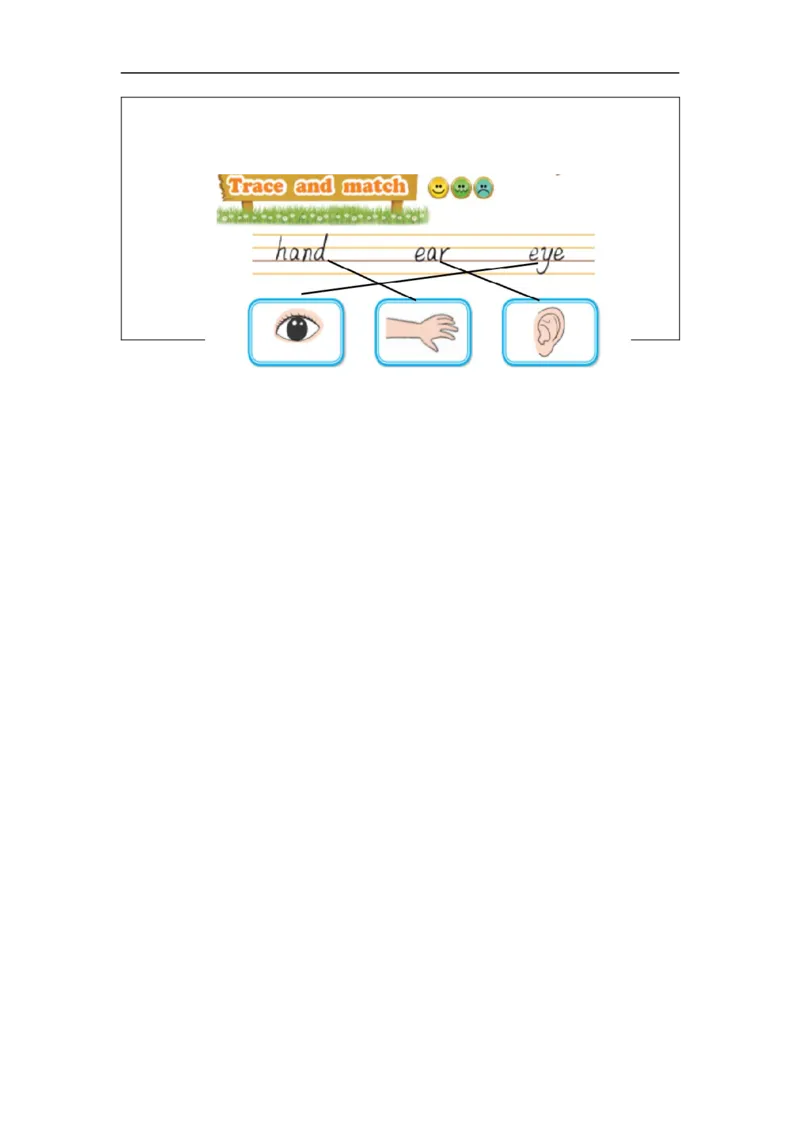 1027二年级英语(北京版)UNIT+FIVE+I+HAVE+LONG+ARMS(3)-4练习题_26春四年级上下册人教版_四上英语合集人教版PEP英语四年级上册新教材（教学视频+课件+动画+音频+练习+教案）_17练习资料