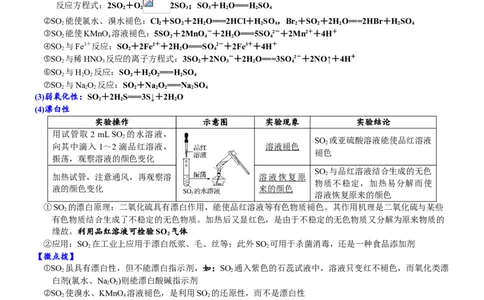 课时5.1.1硫和硫的氧化物-2020-2021学年高一化学必修第二册精品讲义（新教材人教版）_高化_2025春-人教版高中化学_02新版高中化学必修二_7.精品讲义