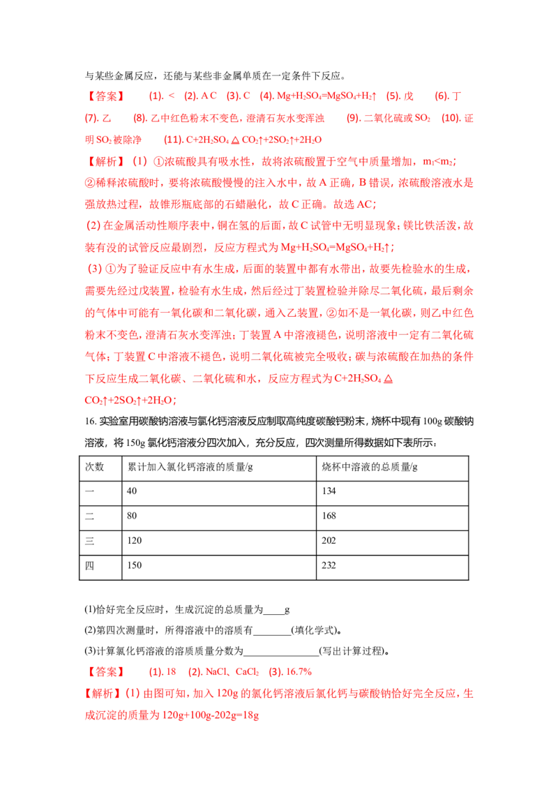 四川达州市2018年中考化学试题（word版含解析）_初中化学_01.人教版初中化学_06.初中化学中考真题
