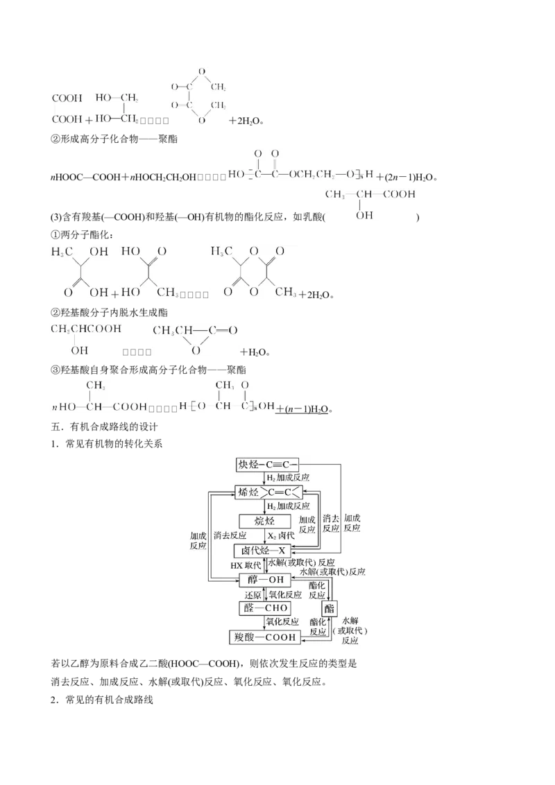 第三章烃的衍生物速记清单-（人教版2019选择性必修3）（学生版）_高化_595801221724高中化学新人教版选择性必修一二三电子版教案PPT课件高中试卷_选择性必修3册（人教版）_知识清单