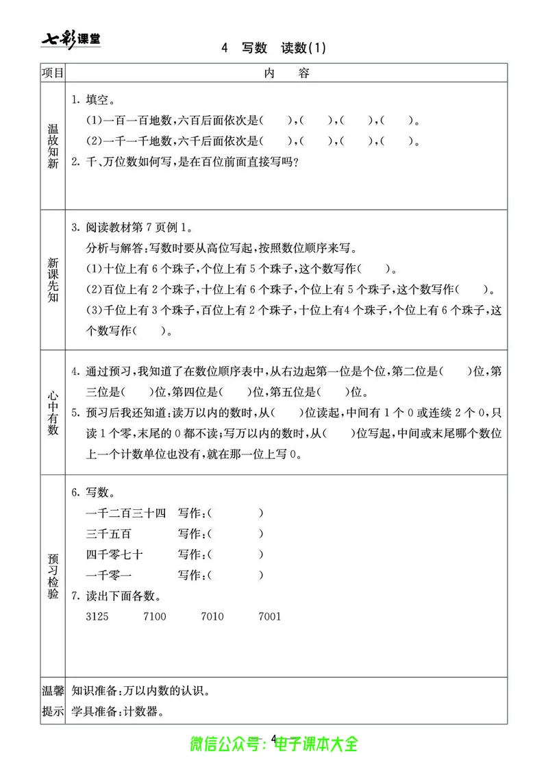 2b_26春四年级上下册人教版_四上英语合集人教版PEP英语四年级上册新教材（教学视频+课件+动画+音频+练习+教案）_17练习资料_小学英语（预习复习资料大礼包）_《预习卡》_1-6下册