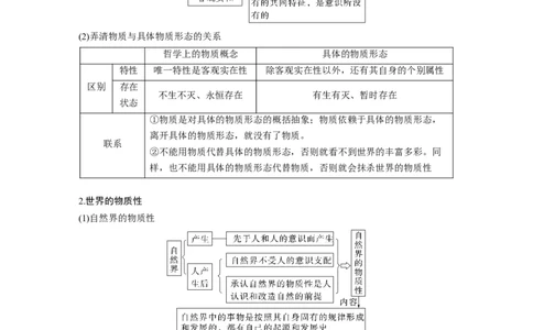 2023年高考政治一轮复习（部编版）第19课第1课时　世界的物质性与运动的规律性_8.2025政治总复习_2023年新高考资料_一轮复习_2023年新高考大一轮复习讲义