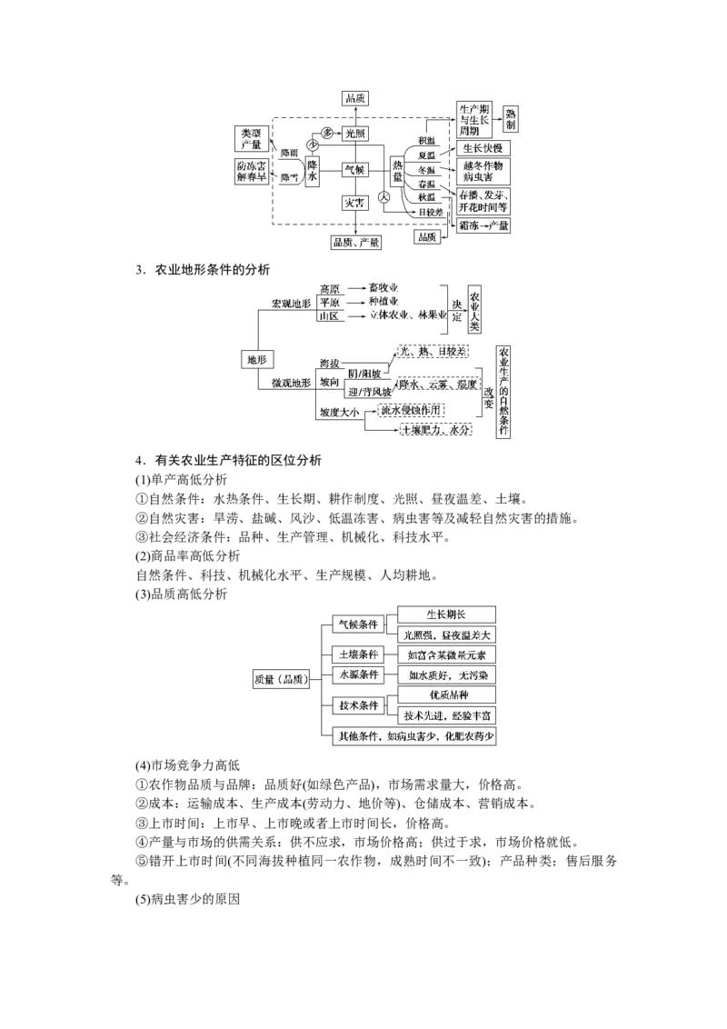 2023届高三地理二轮专题复习学案专题七农业区位与粮食安全_9.2025地理总复习_赠品通用版（老高考）复习资料_二轮复习_通用版2023届高三地理二轮专题复习学案（含解析）