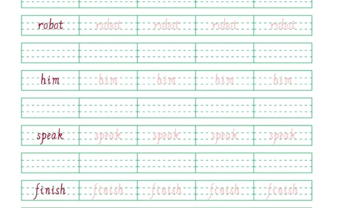 01.PEP小学英语五年级上册第一单元_26春四年级上下册人教版_四上英语合集人教版PEP英语四年级上册新教材（教学视频+课件+动画+音频+练习+教案）_17练习资料_《英语字帖》_3-6上册