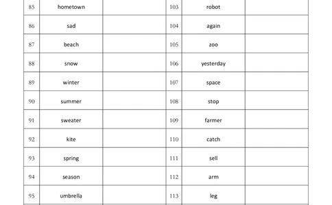 小学词汇（英译中）_单词默写表人教7下（新版）_人教七下（小学的词汇)单词默写表