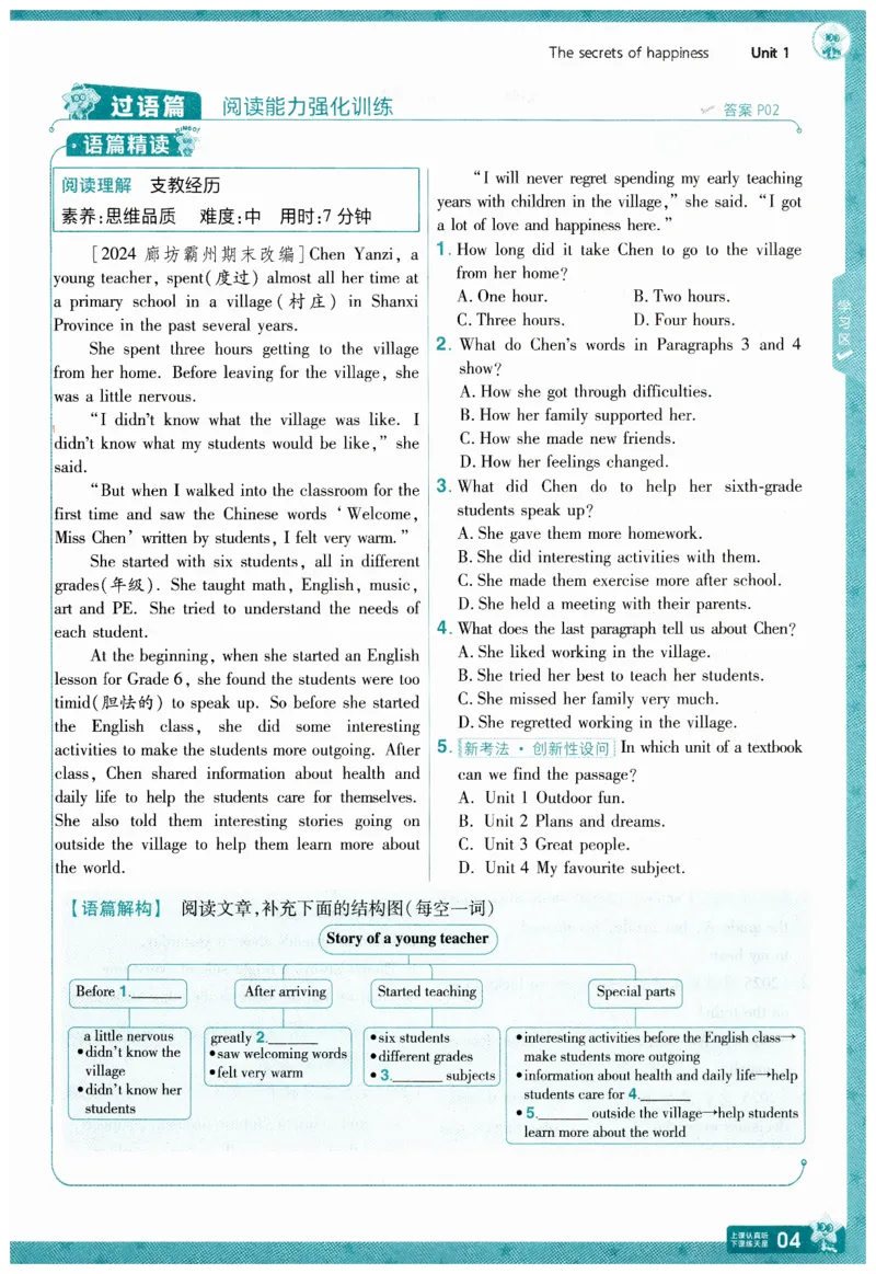 2026春一遍过外研七下主书练习_七下外研版2026英语_2026春_赠送：教辅合集_2026春一遍过