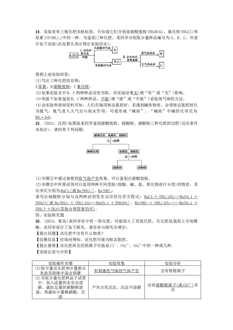 第7讲　盐、化学肥料_初中化学_01.人教版初中化学_10.初中化学知识点_初中最全化学知识点归纳总结